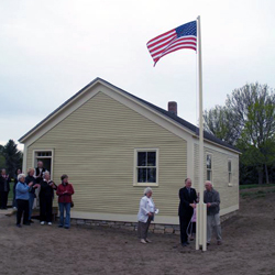 Colchester Schoolhouse Grand Opening Ceremony with Governor Douglas