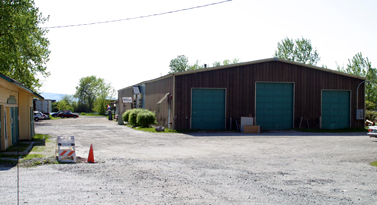 PP&D Warehouse from the driveway